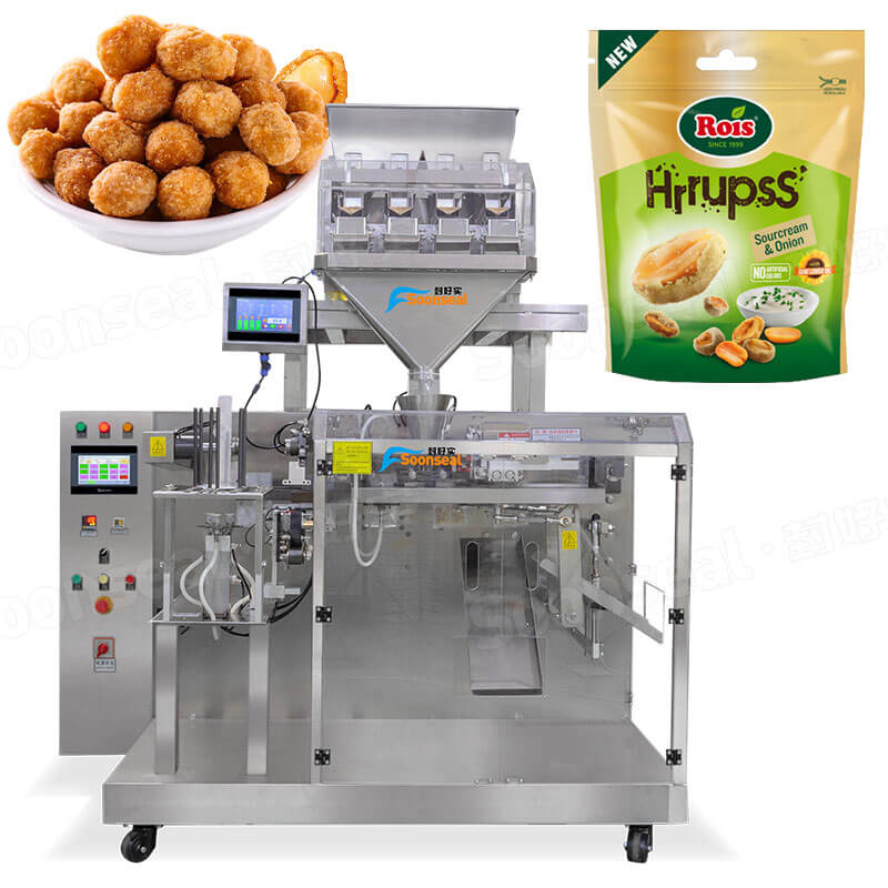 horizontal sachet machine for snack