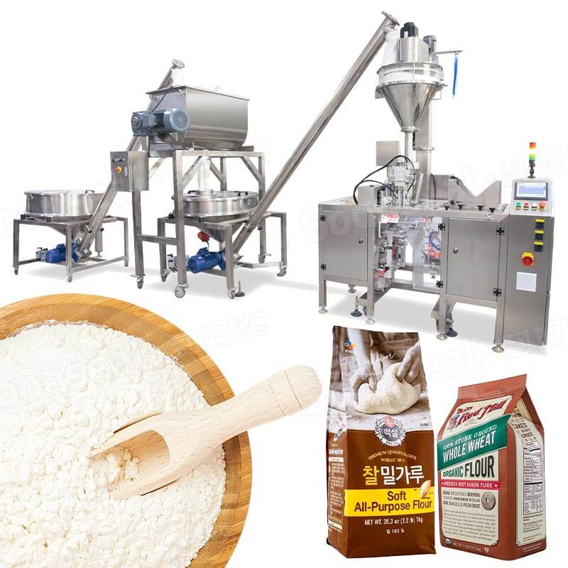 flour powder mini doypack packaging machine