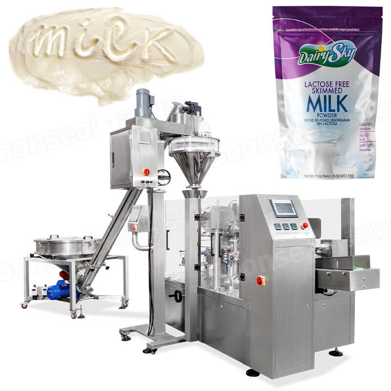 milk powder rotary packing machine