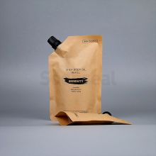 Kraft Paper Spout Pouch For Liquid Kraft Paper Spout Pouch For Liquid