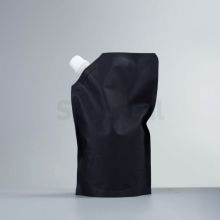 Black Kraft Paper Spout Pouch For Liquid Black Kraft Paper Spout Pouch For Liquid