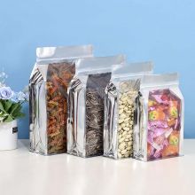 Aluminized Flat Bottom Pouch With Full Window