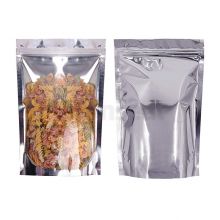 Aluminum Coating Stand Up Pouch With Zipper & Full Window