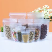 Frosted Stand Up Pouch With Zipper