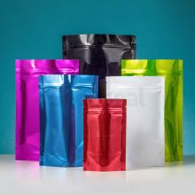 Glossy Aluminum Colorful Standing Bag