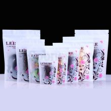 Gold Sand Printed Stand Up Pouch With Zipper