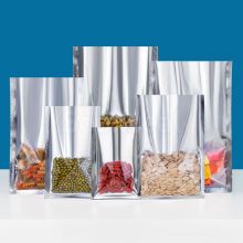 Aluminum Coating 3 Side Seal Pouch With Full Clear Window  