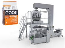 Automatic Dog Food Pet Food Stand Up Doypack Premade Pouch Fill And Seal Machine