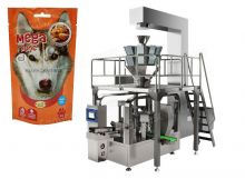 Fully Automatic Pet Food Rotary Premade Pouch Doypack Packing Machine With Multihead Weigher