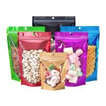 Colorful Aluminum Foil Stand Up Pouch Bag With Full Window