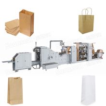 Roll Feeding Square Bottom Paper Bag Making Machine With Printer