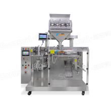 Premade Pouch Fill And Seal Machine With 4 Linear Weigher For Granule