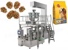 High Speed Rotary Doypack Packing Machines With Multi Weigher For Pet Food