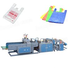 Automatic High Speed Double Line T-Shirt Bag Making Machine