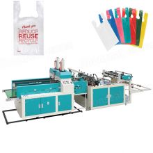 Automatic Double Line Plastic Carry Bag Making Machine