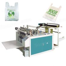 Heat Sealing & Cutting Biodegradable Bags Manufacturing Machine