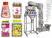 Semi Automatic Fish Feed Granule Jar Filling Machine