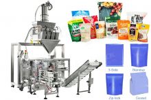 Mini Doypack Grain Packing Machine With Smart Linear Weigher Work 