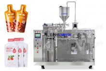 Automatic Horizontal Fruit Beverage Juice Doypack Machine