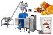 Fine Powder Mini Doypack Filling Machine For Premade Pouch