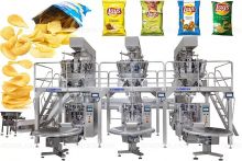Fully Automatic Potato Chips Vertical Weighing And Packing Line