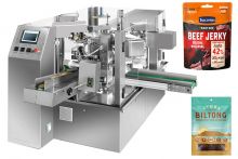High Speed Beef Jerky Premade Pouch Rotary Packing Machine Suppliere