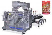 Mixed Snack Food Stand Up Pouch Machine With Vibrating Equipment