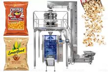 Automatic Popcorn Pouch Vertical Weighing Packing Machine 