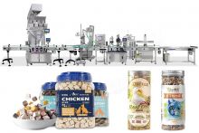 Automatic Pet Food Bottles Weighing Filling Capping and Labeling Line
