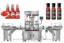 High Quality Pump Filler Honey Jam Tomato Paste Ketchup Jar Bottle Filling Machine