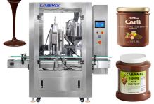 Automatic Chocolate Sauce Bottles Filling Machine With Rotor Pump