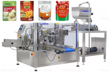 Automatic Doypack Premade Pouch Rotary Filling Machine For Sauce