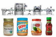 Piston Plastic Bottle Paste Filling Machine And Capping Machine Line