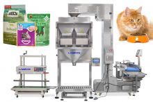 Semi Auto Heavy Weight Dog Food Cat Litter Granules Doypack Filling Packing Machine