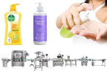 Automatic Hand Sanitizer Filling Capping Labeling Line With Coding Machine
