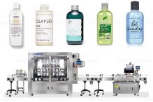 Automatic Shampoo Bottle Filling Machine And Labeling Machine