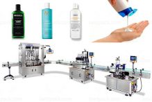 Automatic Shampoo Filling Machine With Capping And Labeling Line