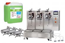 Automatic Big Bucket Liquid Detergent Weighing Filling Machine