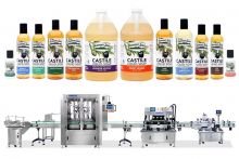 Automatic Liquid Detergent Bottle Filling And Capping Machine