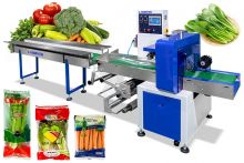 Automatic Horizontal Vegetable Lettuce Flow Pack Machine