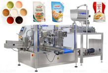 Automatic Sauce Rotary Pouch Doypack Filling And Sealing Machine
