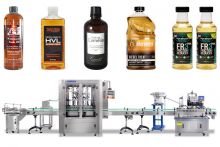 4 Heads Motor Oil Filling Machine With Fully Automatic Capping