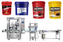 Automatic Motor Oil Filling Machine Line With Rotor Pump