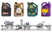 Automatic Engine Oil Filling Capping Labeling Machine