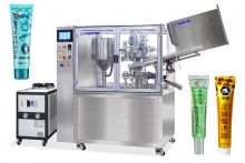 Automatic Lubricant Oil Tube Filling And Sealing Machine With Cooler