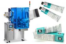 Automatic Lubricant Oil Aluminium Tube Filling And Sealing Machine With Dust Cover