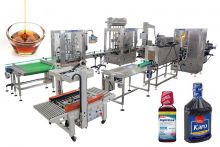 Fully Automatic Syrup Bottle Filling Capping Labeling Line