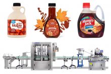 4 Heads Syrup Bottle Filling Machine With Fully Automatic Capping