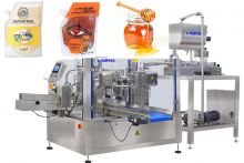 Automatic Syrup Rotary Pouch Doypack Filling And Sealing Machine