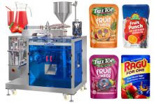 Automatic Juice Doypack Filling Packing Machine For Premade Bag 